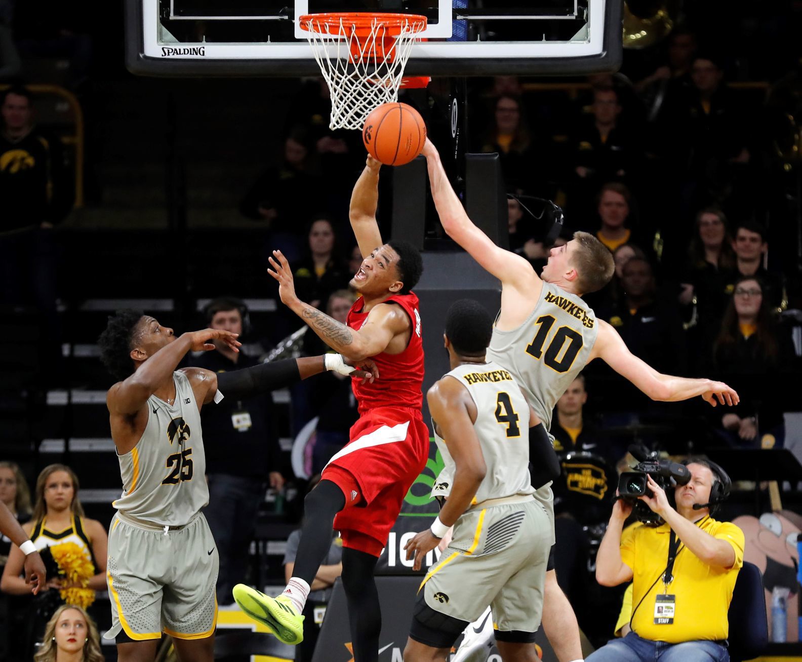 Nebraska Iowa Basketball
